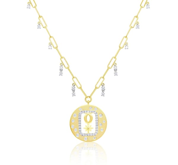 MEIRA T Diamond 14K Polished Yellow Gold Chain Necklace
