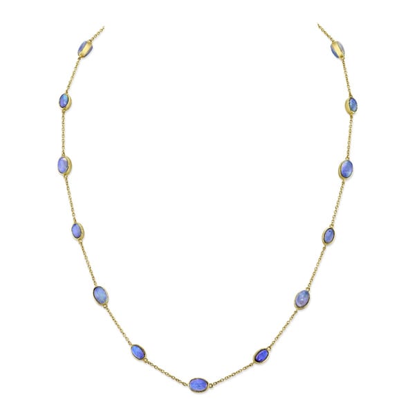 Sloane Street Opal Station Necklace