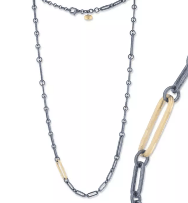 Lika Behar Collection 22K Satin Yellow Gold Chain Necklace