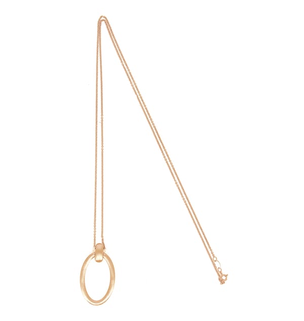 Pesavento Elegance 18K Matte Yellow Vermeil Chain Necklace