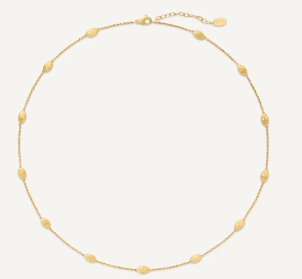 Marco Bicego Siviglia 18K Engraved Yellow Gold Chain Necklace