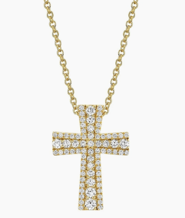 Michael M Diamond 18K Polished Yellow Gold Pendant Necklace