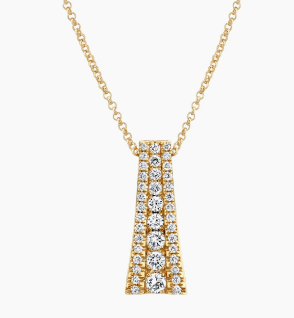 Michael M Diamond 18K Polished Yellow Gold Pendant Necklace