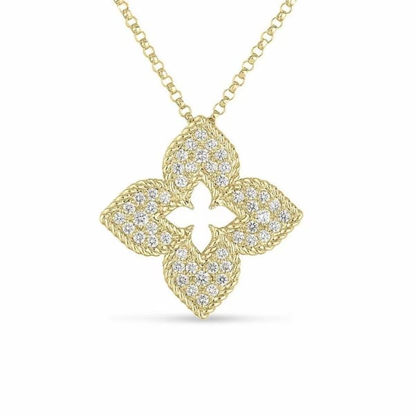 Roberto Coin Venetian Princess Diamond Pendant Necklace