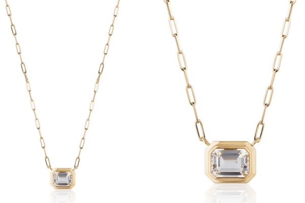 Goshwara Crystal 18K Polished Yellow Gold Chain Necklace