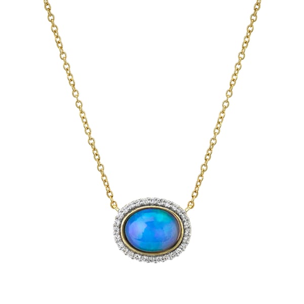 Sloane Street Opal Pendant Necklace