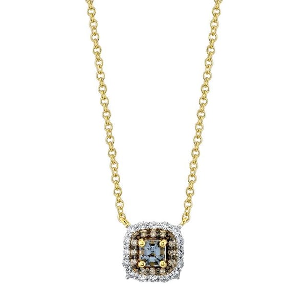 Sloane Street Diamond 18K Polished Yellow Gold Pendant Necklace
