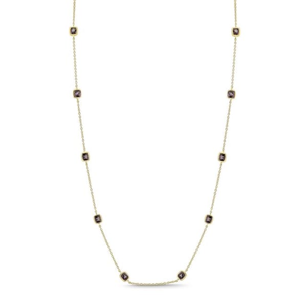 Sloane Street Spinel 18K Polished Yellow Gold Chain Necklace