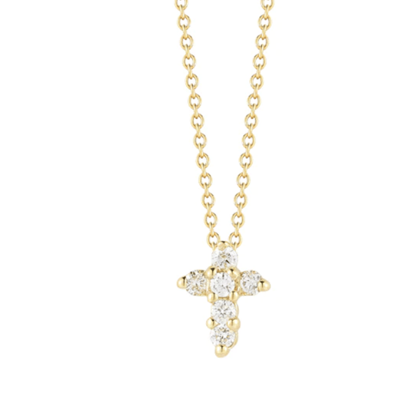 Roberto Coin Tiny Treasures Diamond Pendant Necklace