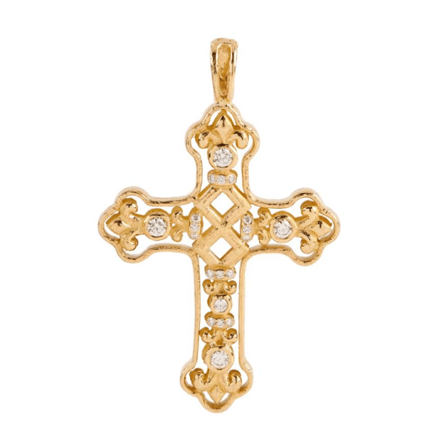 Katy Briscoe Diamond Cross Pendant