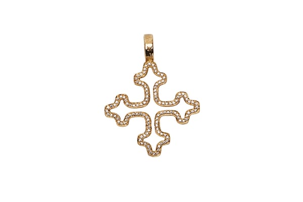 Katy Briscoe Diamond Cross Pendant