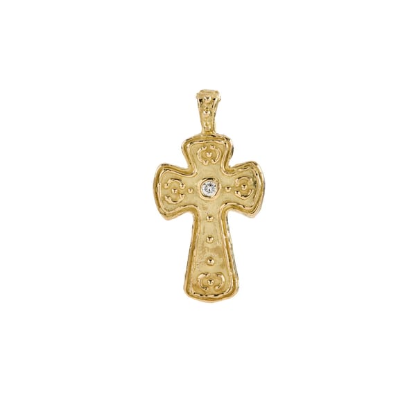 Katy Briscoe Diamond Cross Pendant