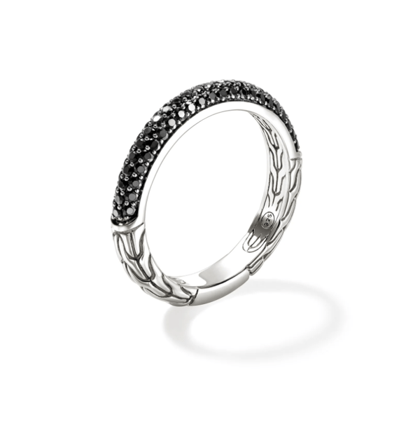 John Hardy Sapphire Sterling Silver Band Ring