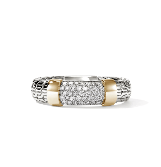 John Hardy Diamond 14K Yellow Gold Band Ring