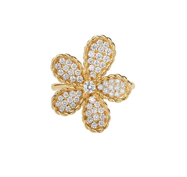 Roberto Coin Diamond 18K Polished Yellow Gold Cocktail Ring