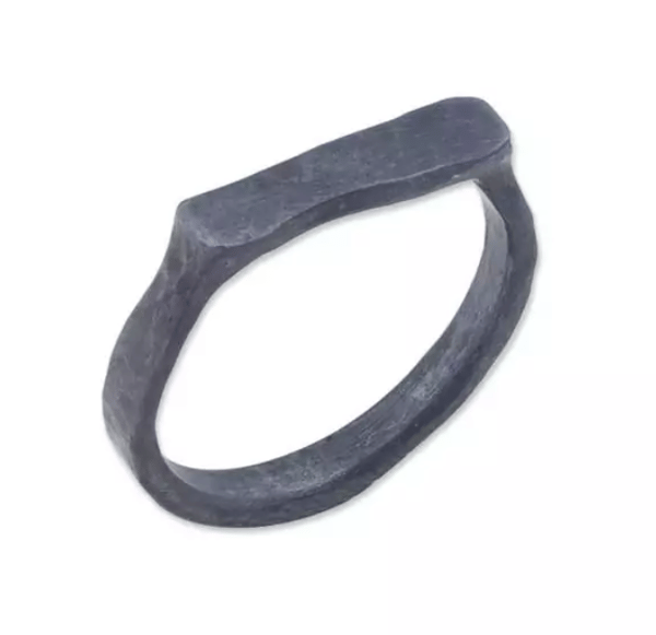 Lika Behar Collection Matte Black Sterling Silver Band Ring