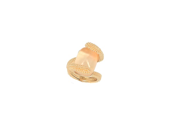 Pesavento Crystal 18K Polished Yellow Vermeil Cocktail Ring