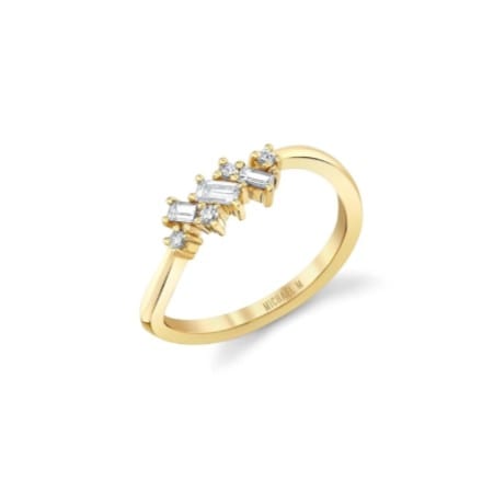 Michael M Diamond 18K Polished Yellow Gold Band Ring