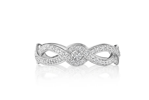 Verragio Diamond 18K Polished White Gold Band Ring