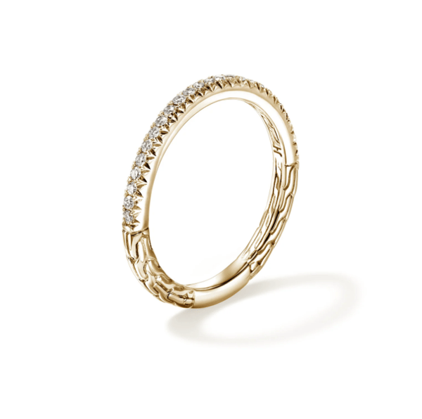 John Hardy Diamond 14K Yellow Gold Band Ring