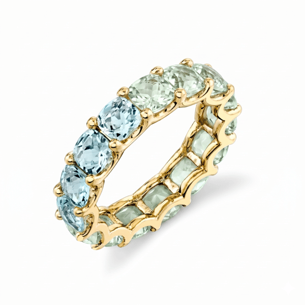 Sloane Street Topaz 18K Polished Yellow Gold Band Ring