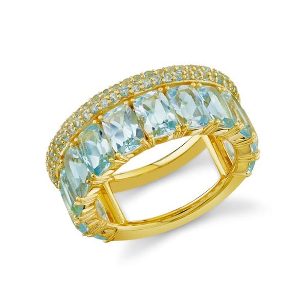 Sloane Street Topaz 18K Polished Yellow Gold Band Ring