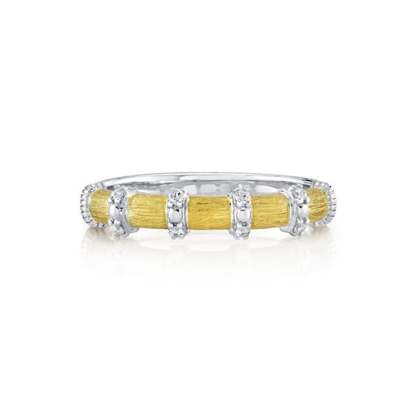Sloane Street Diamond Silver Sterling Silver Band Ring