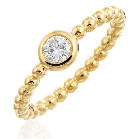Gumuchian Diamond 18K Polished Yellow Gold Band Ring