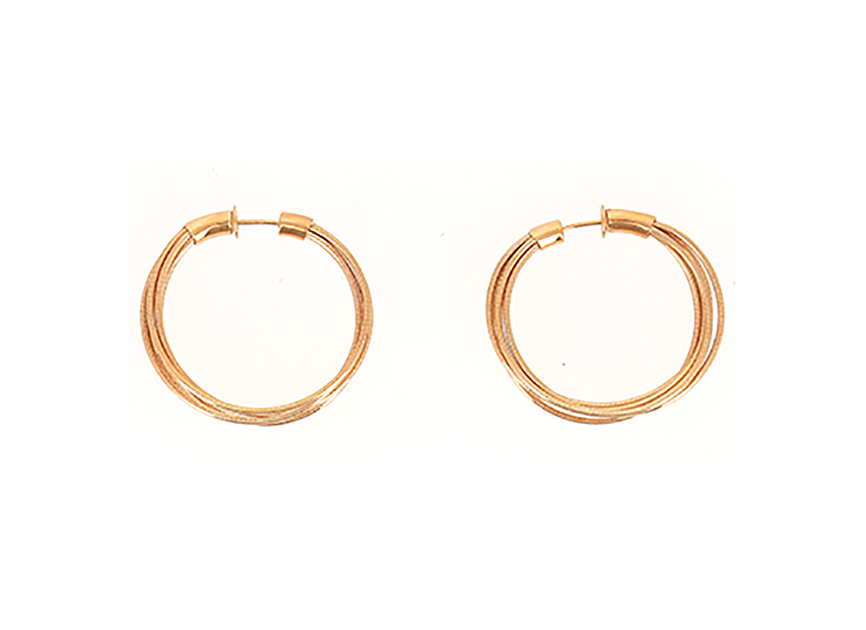 Hoop DNA Spring Women Small 18 Polished Earrings WDNAO377