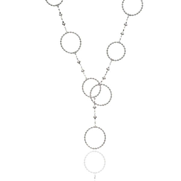 Contemporary Lariat Limittless Women 34 850PT Polished Necklace PTN2027