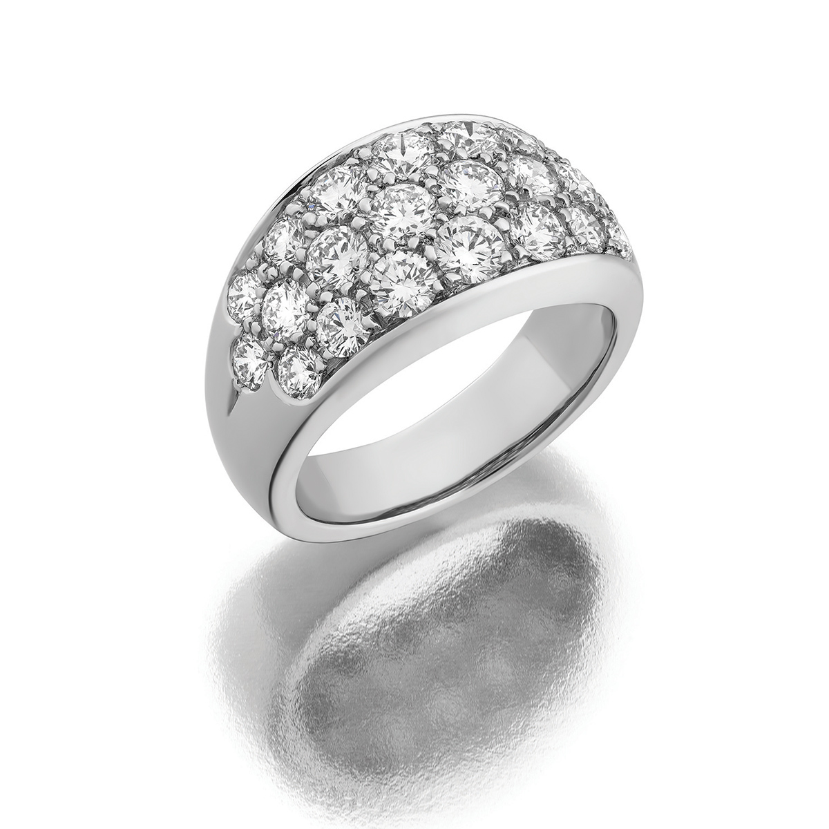 Traditional Band  Women 6.5 900PT Polished Ring R6983P/R6983/190