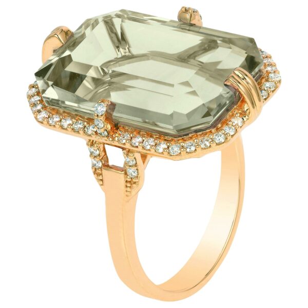 Contemporary Cocktail Gossip Women  18 Polished Ring JR0142-PS-Y