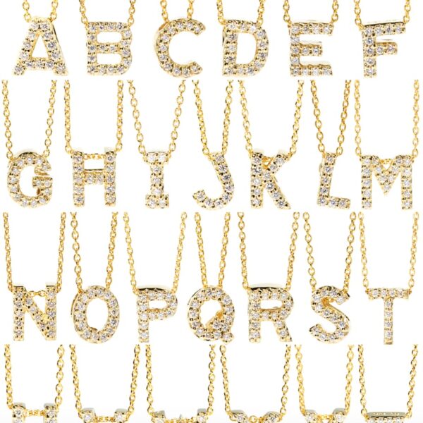 Everyday Pendant Love Letter Women  18 Polished Necklace 001634AYCHXJ