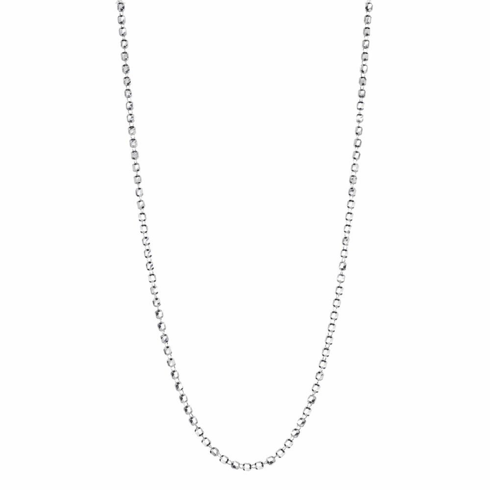 Contemporary Chain  Women  850PT Diamond Cut Necklace PTN2024