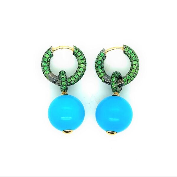 Hoop  Women  18 Polished Earrings JE596-TQTSAVY