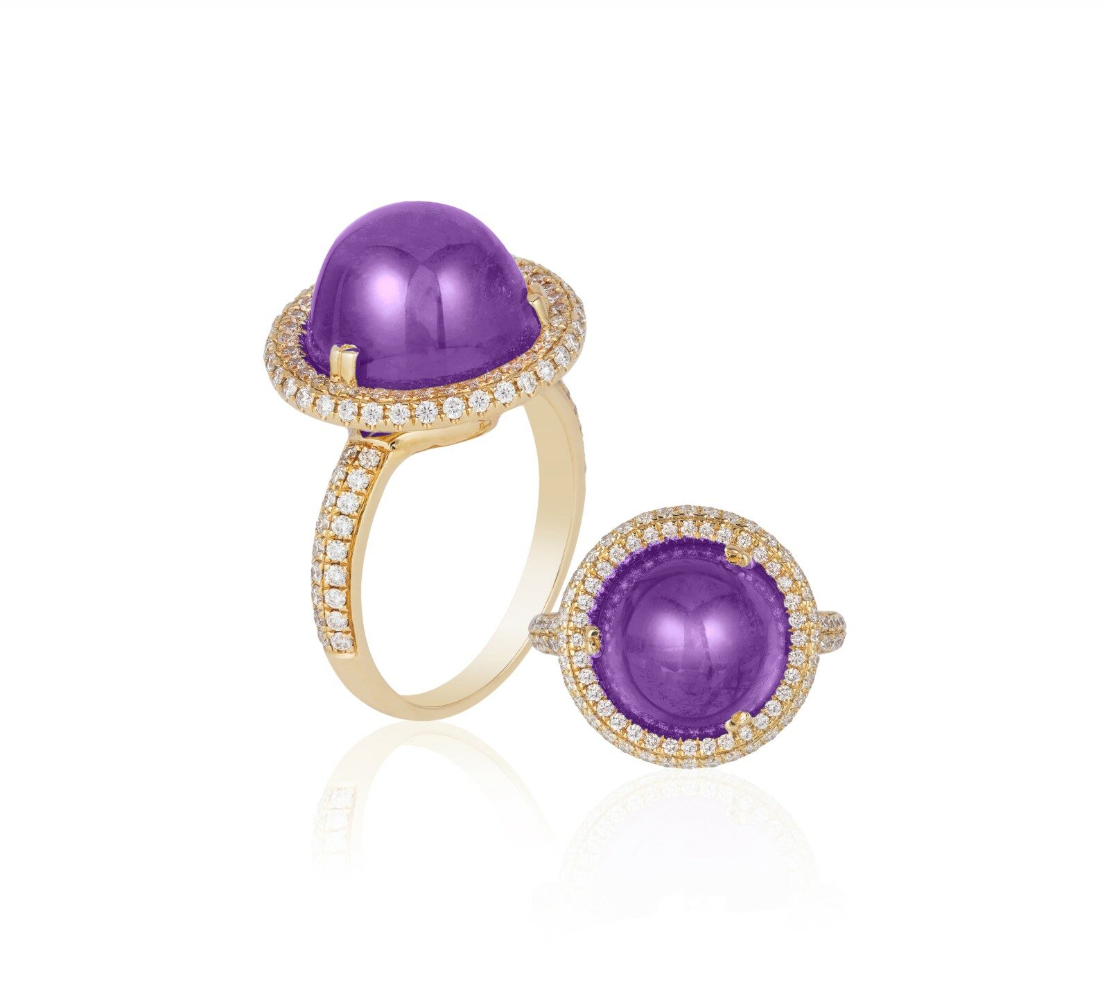 Cocktail Gossip Women  18 Polished Ring JR0364-AMY