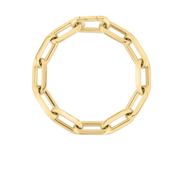 Contemporary Chain Oro Classic Women  18 Polished Bracelet 9151250AYGB0