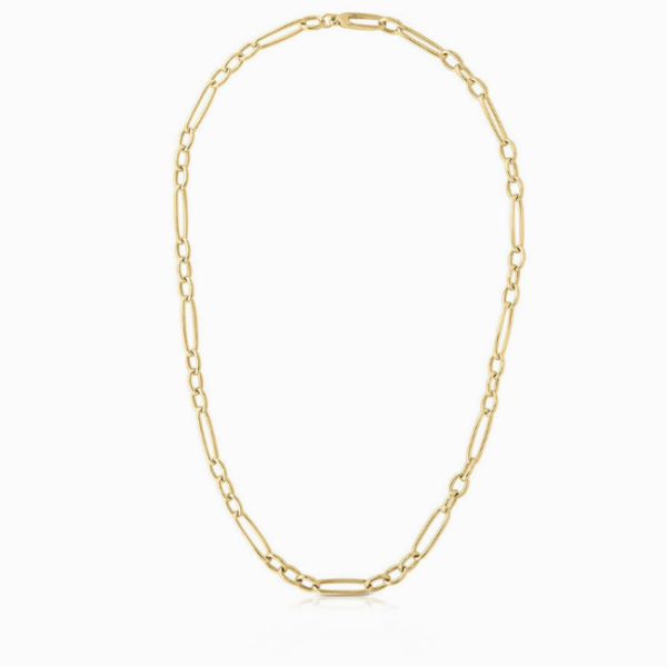 Contemporary Chain  Women  18 Polished Necklace 915121AY180