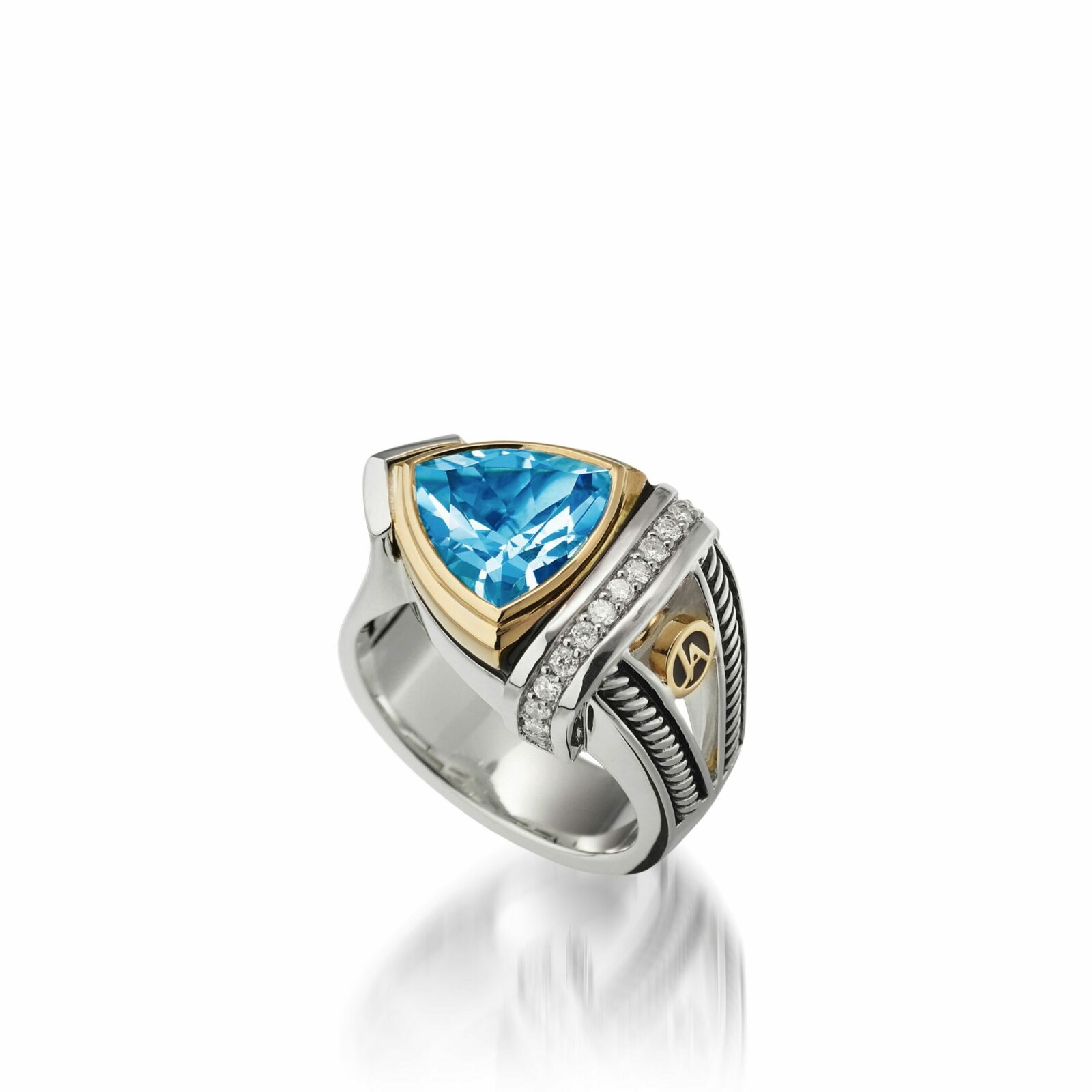 Contemporary  Unisex    Ring 16-R1995SS/BT