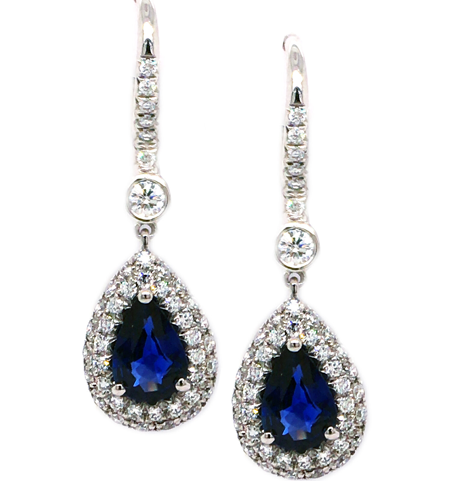 Drop  Women  950PT Polished Earrings E2485SP-B-LB