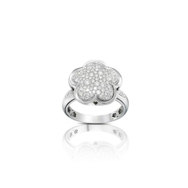 Floral Band  Women  18 Polished Ring 14797B