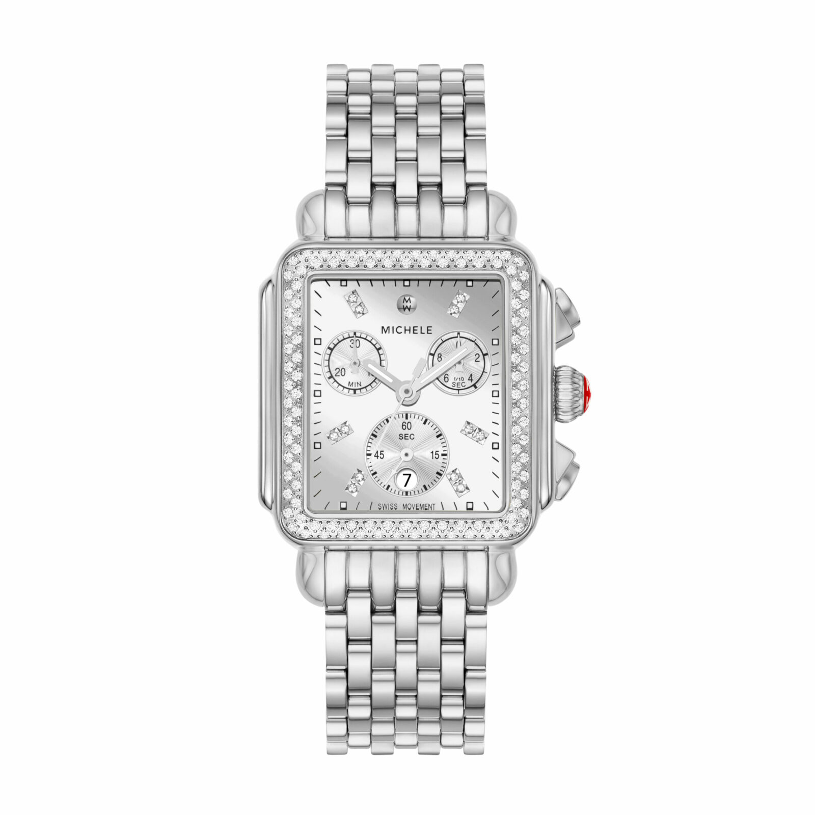 Rectangle  Women 14mm  Polished Watch MWW06A000804