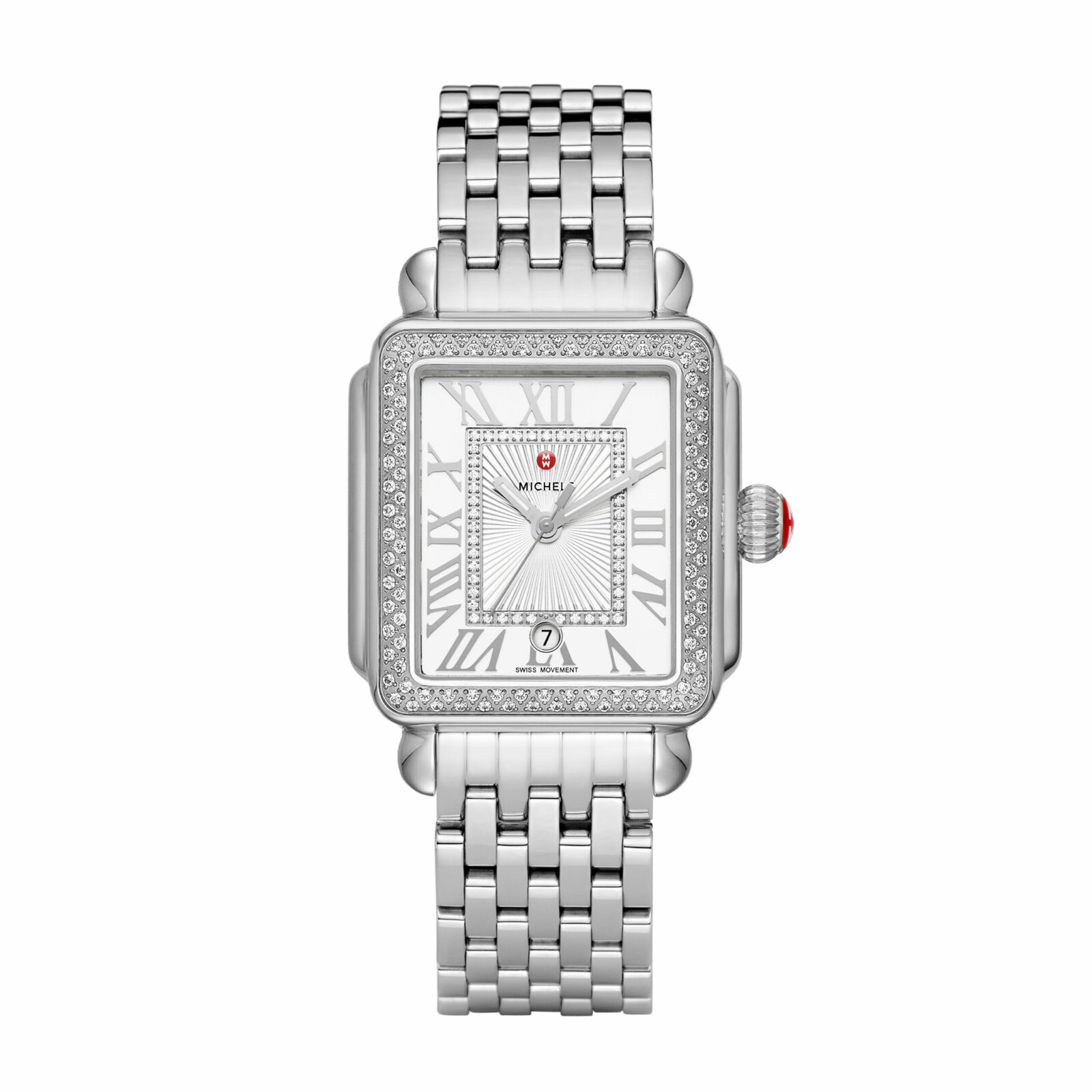 Rectangle  Women 18mm  Polished Watch MWW06T000163