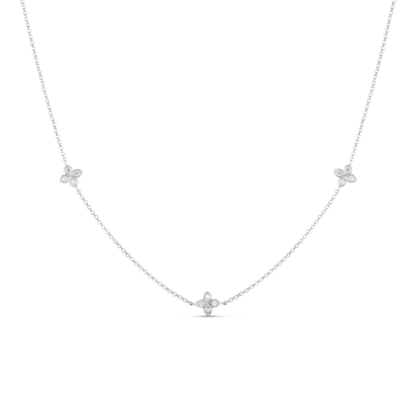 Station Love By the Inch Women 17 18 Polished Necklace 7773222AW17X