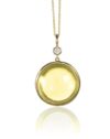 Contemporary Pendant  Women 18 18 Polished Necklace JP0042-LQ