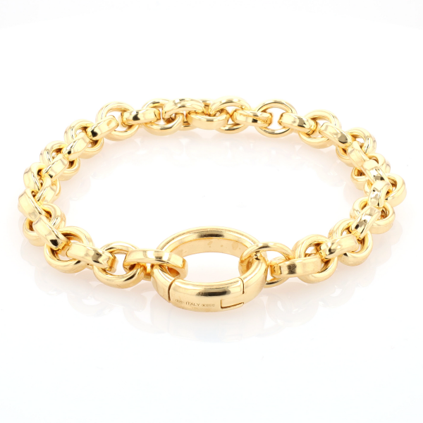 Link Elegance Women  18 Polished Bracelet WELGD021Y