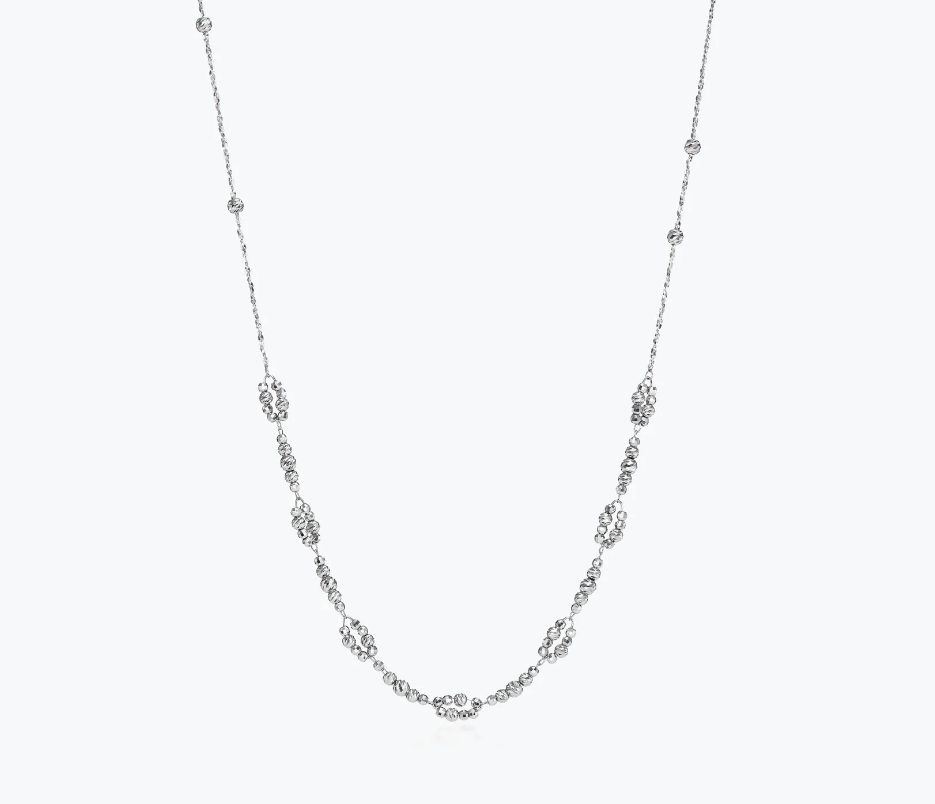 Rope  Women 17 850PT Diamond Cut Necklace PTN2029