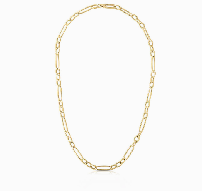 Contemporary Chain  Women  18 Polished Necklace 9151219AY180