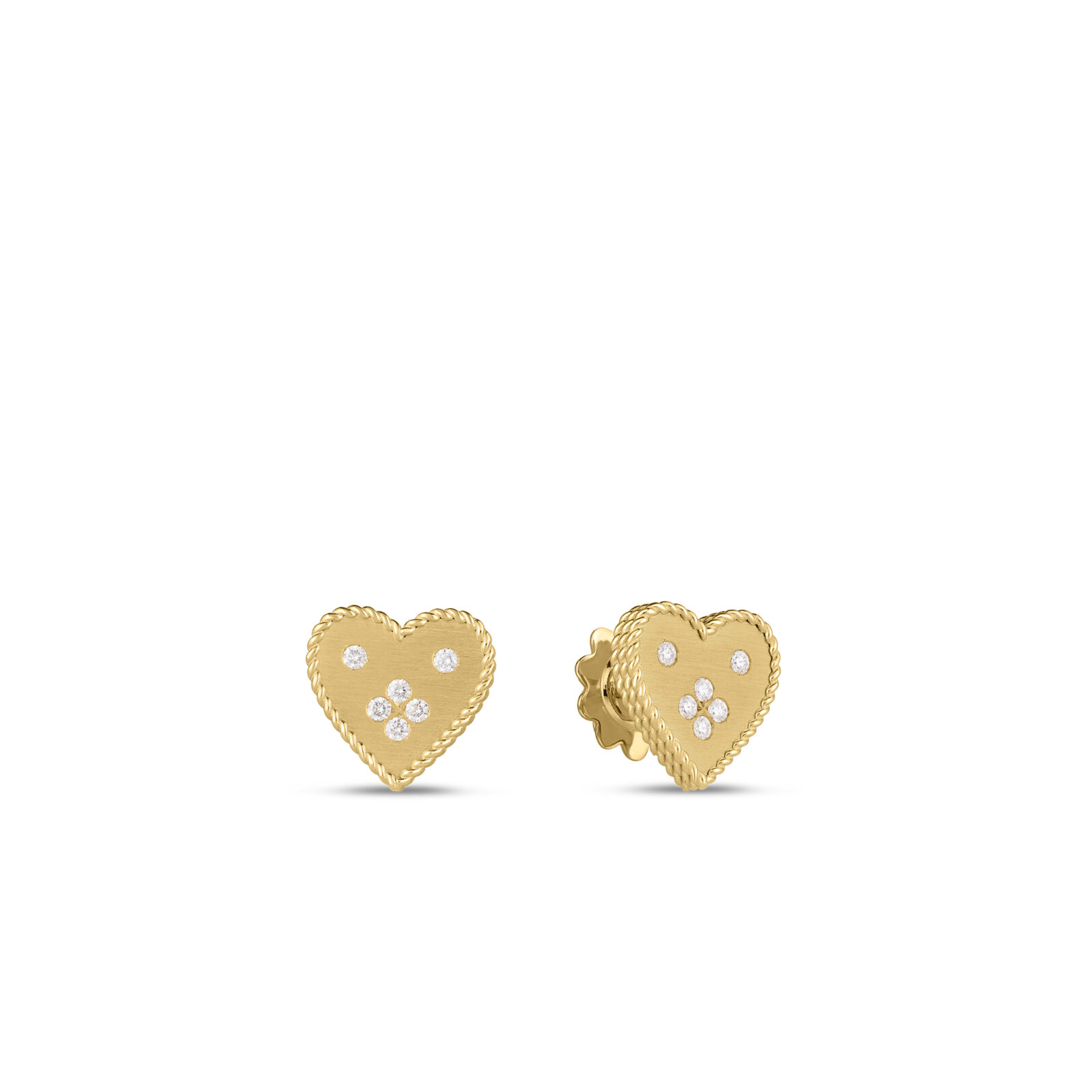 Contemporary Stud Venetian Princess Women  18 Polished Earrings 7773629AYERX