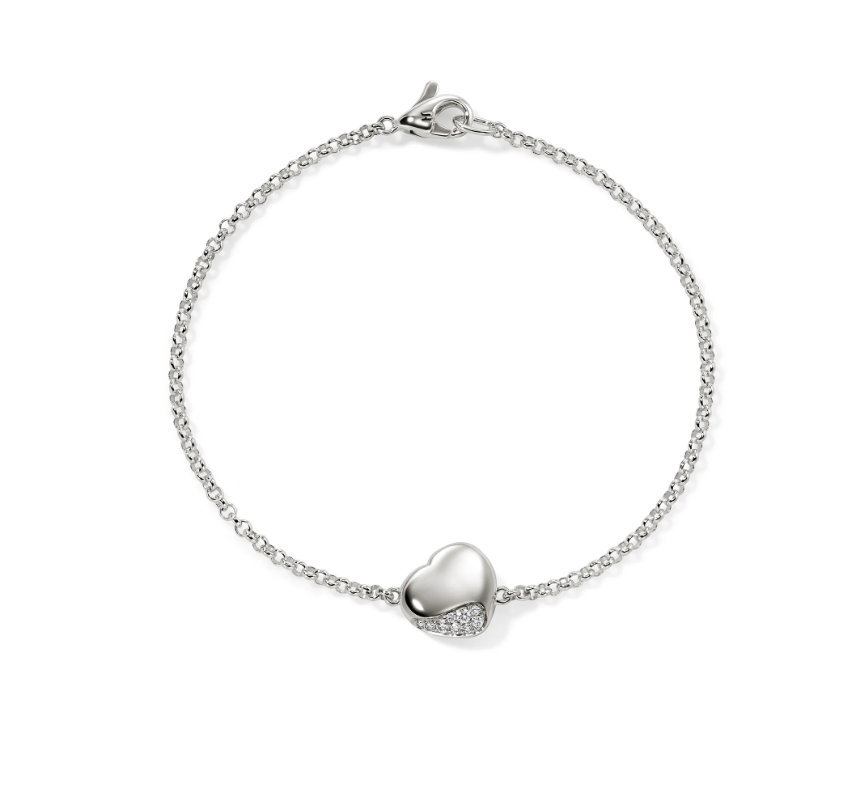 Chain Pebble Heart Women Medium   Bracelet BUP926702DIXUM